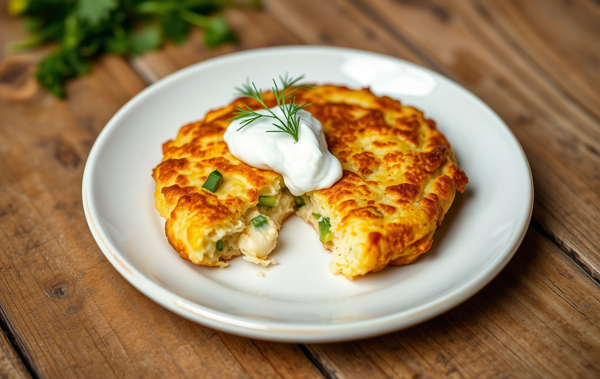 Кабачковые оладьи