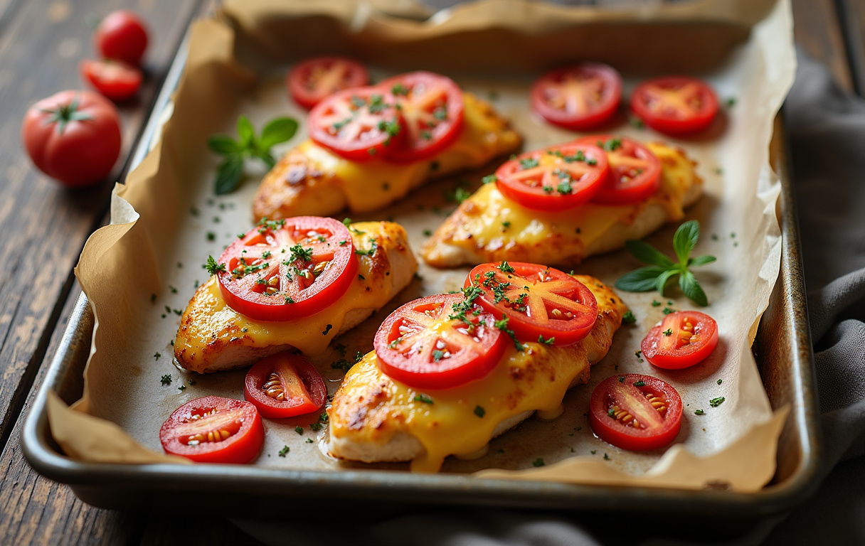 Куриная грудка с сыром